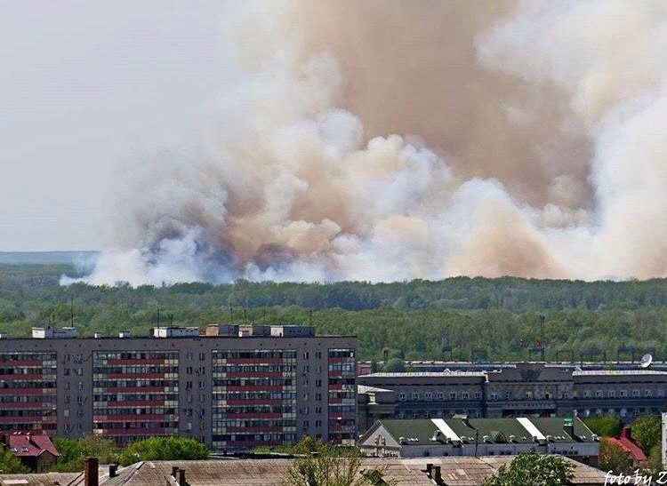 Пожар в оренбурге