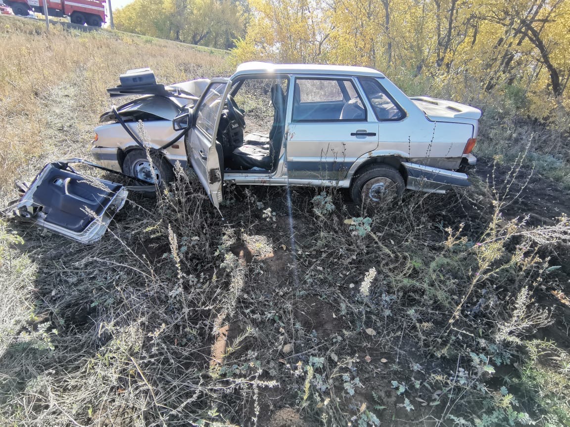 Авария на трассе Оренбург Беляевка
