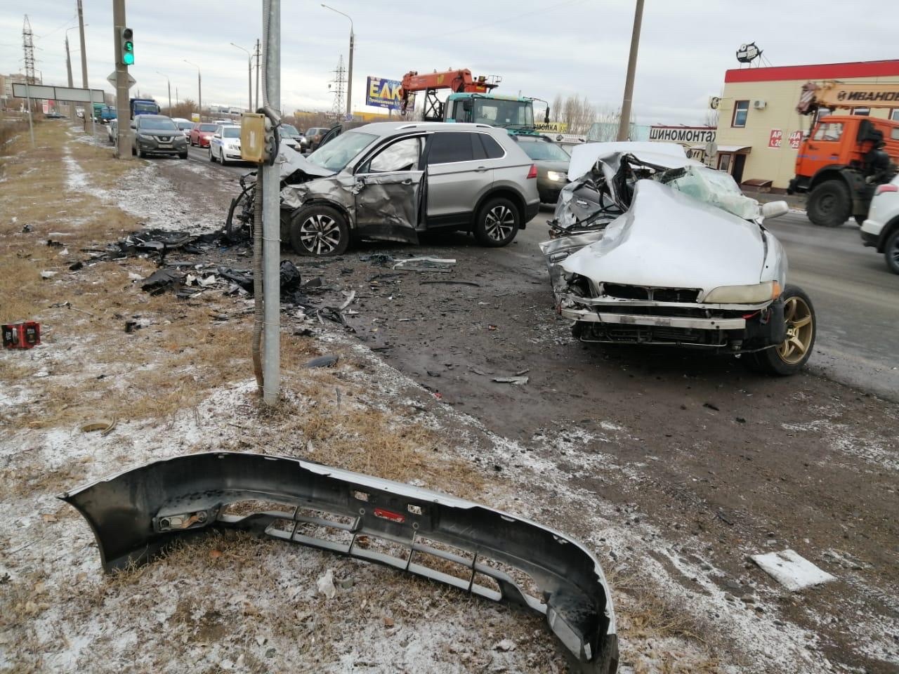 Авария в Оренбурге сегодня на объездной трассе Оренбург