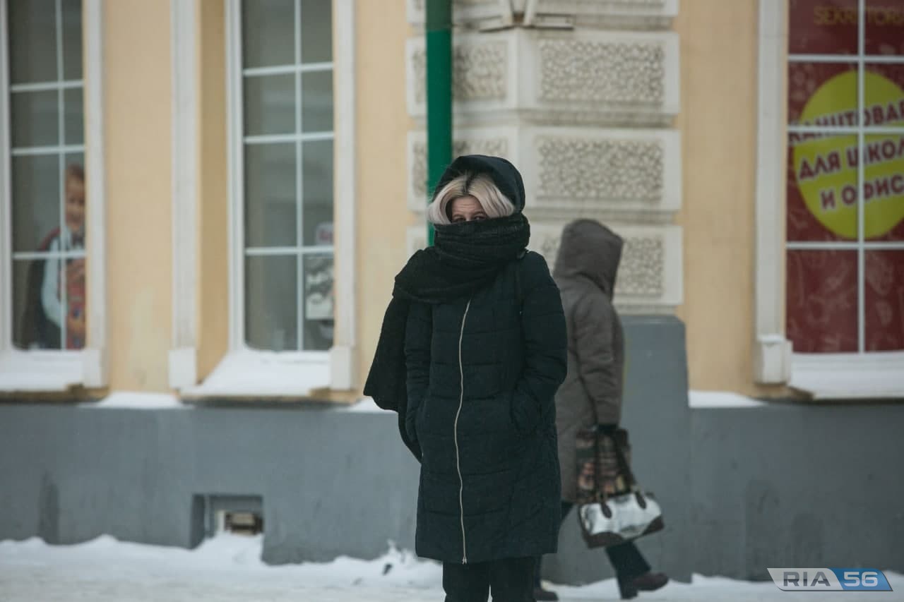 В Оренбуржье до 27 февраля сохранится аномально холодная погода