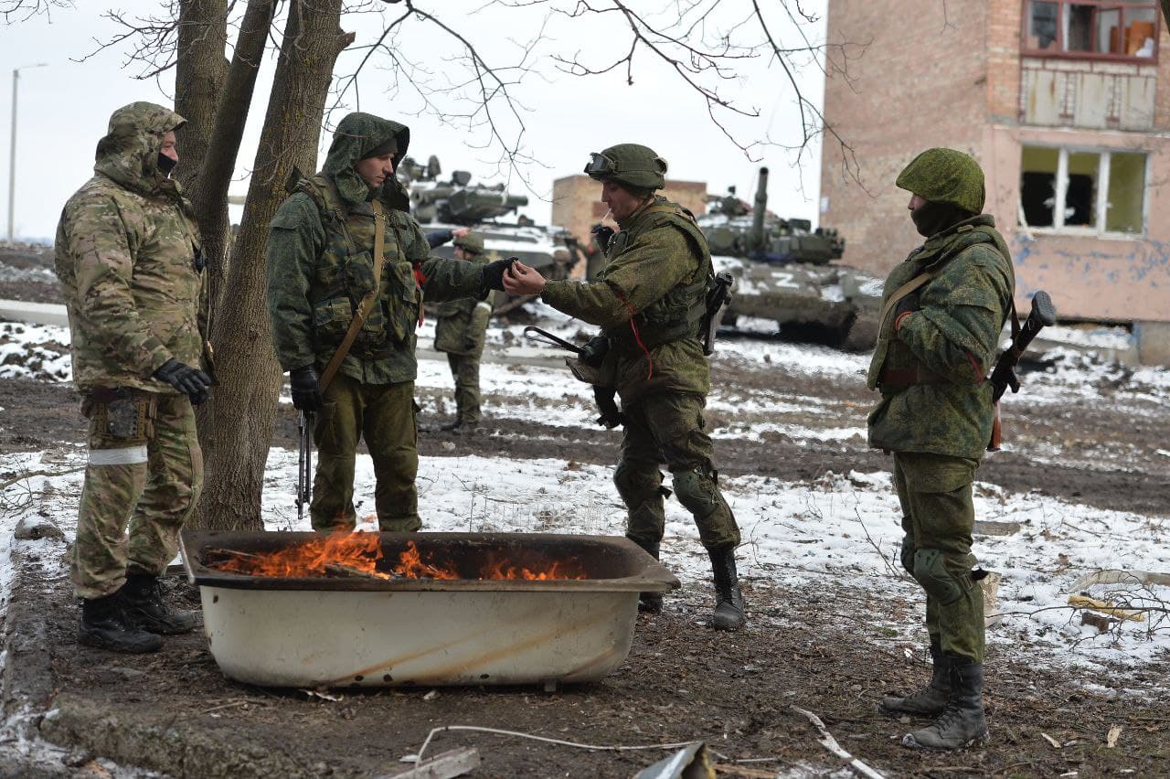 Российские солдаты на Украине