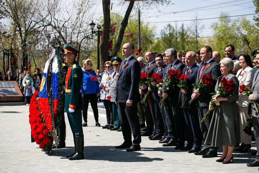 Оренбург возложение цветов 8 мая 2023.