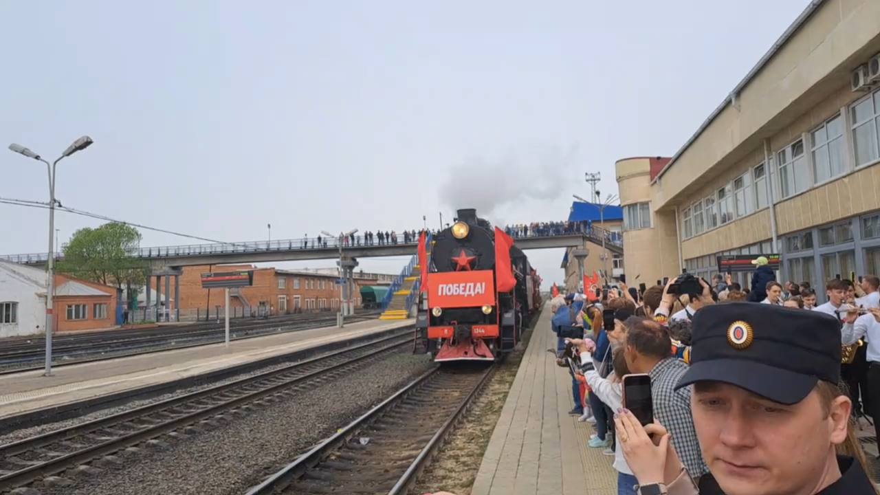 В Бузулуке встретили Поезд Победы | 04.05.2023 | Новости Оренбурга -  БезФормата