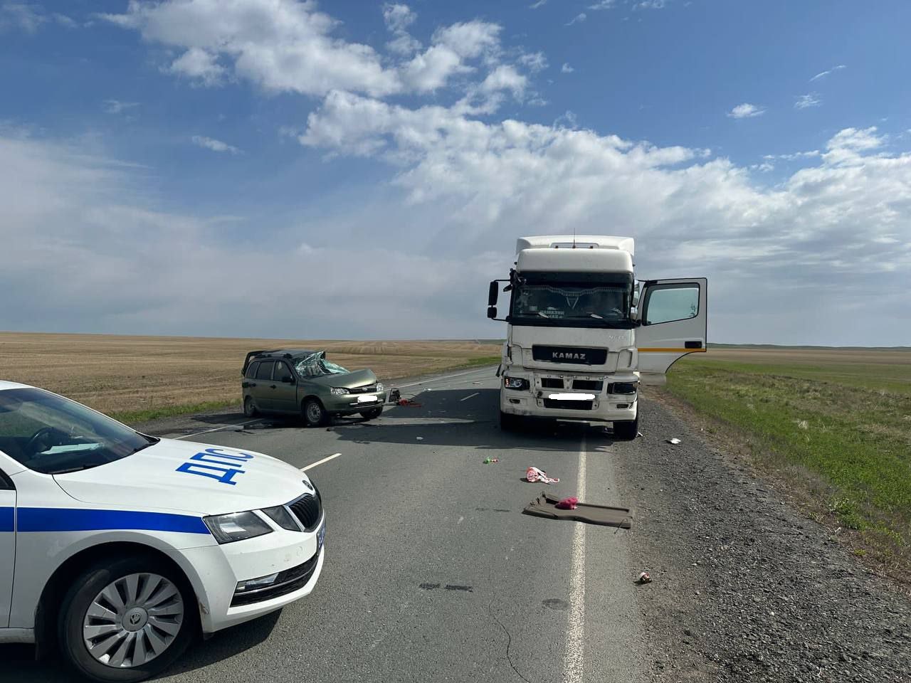 В Оренбургской области в ДТП с «КАМАЗом» и «Ладой Калиной» погибли два  человека | 21.05.2023 | Новости Оренбурга - БезФормата