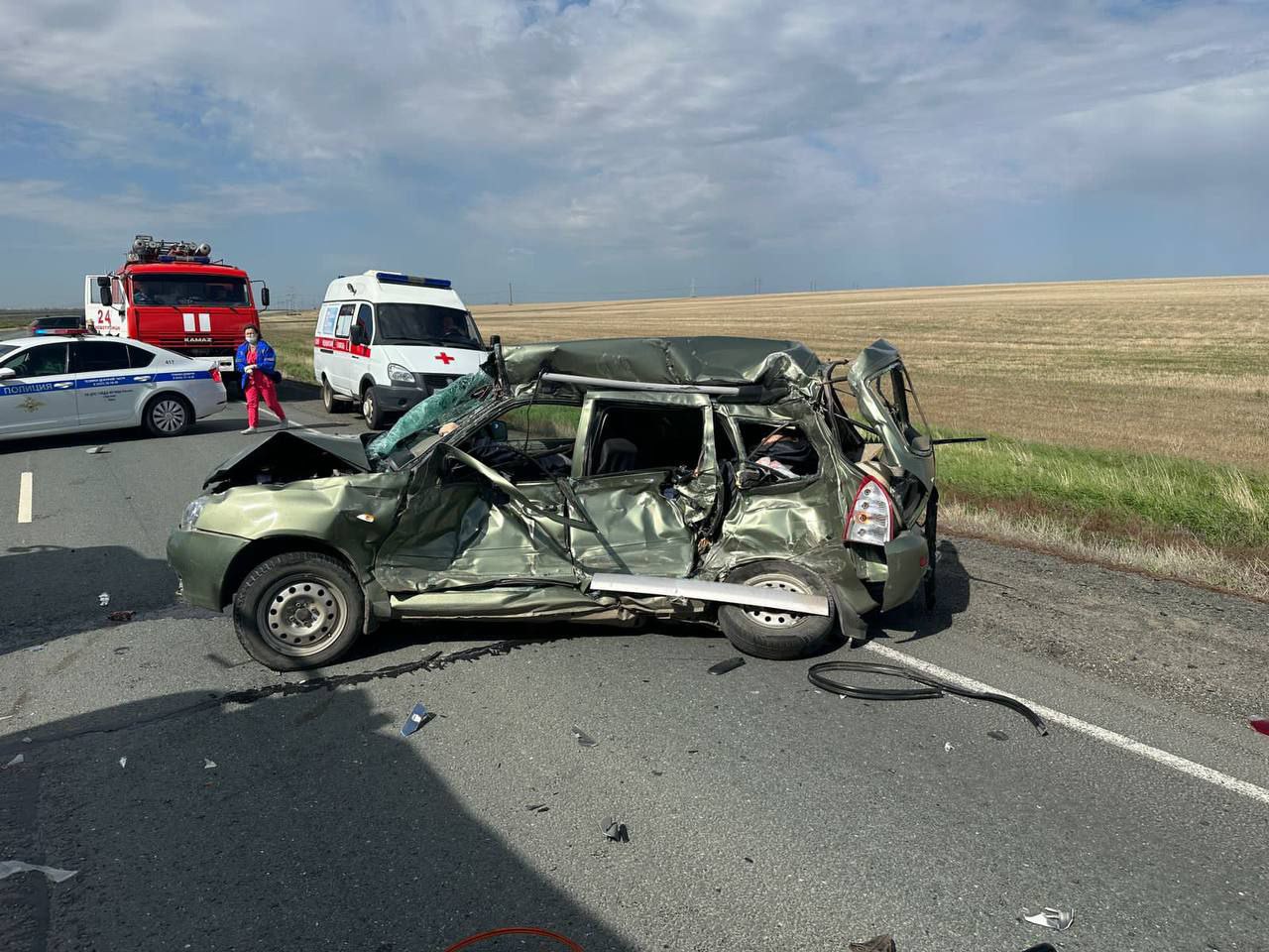 В Оренбургской области в ДТП с «КАМАЗом» и «Ладой Калиной» погибли два  человека | 21.05.2023 | Новости Оренбурга - БезФормата