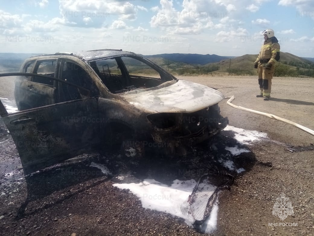 В Кувандыкском округе на трассе сгорел автомобиль Haval | 04.08.2023 |  Новости Оренбурга - БезФормата