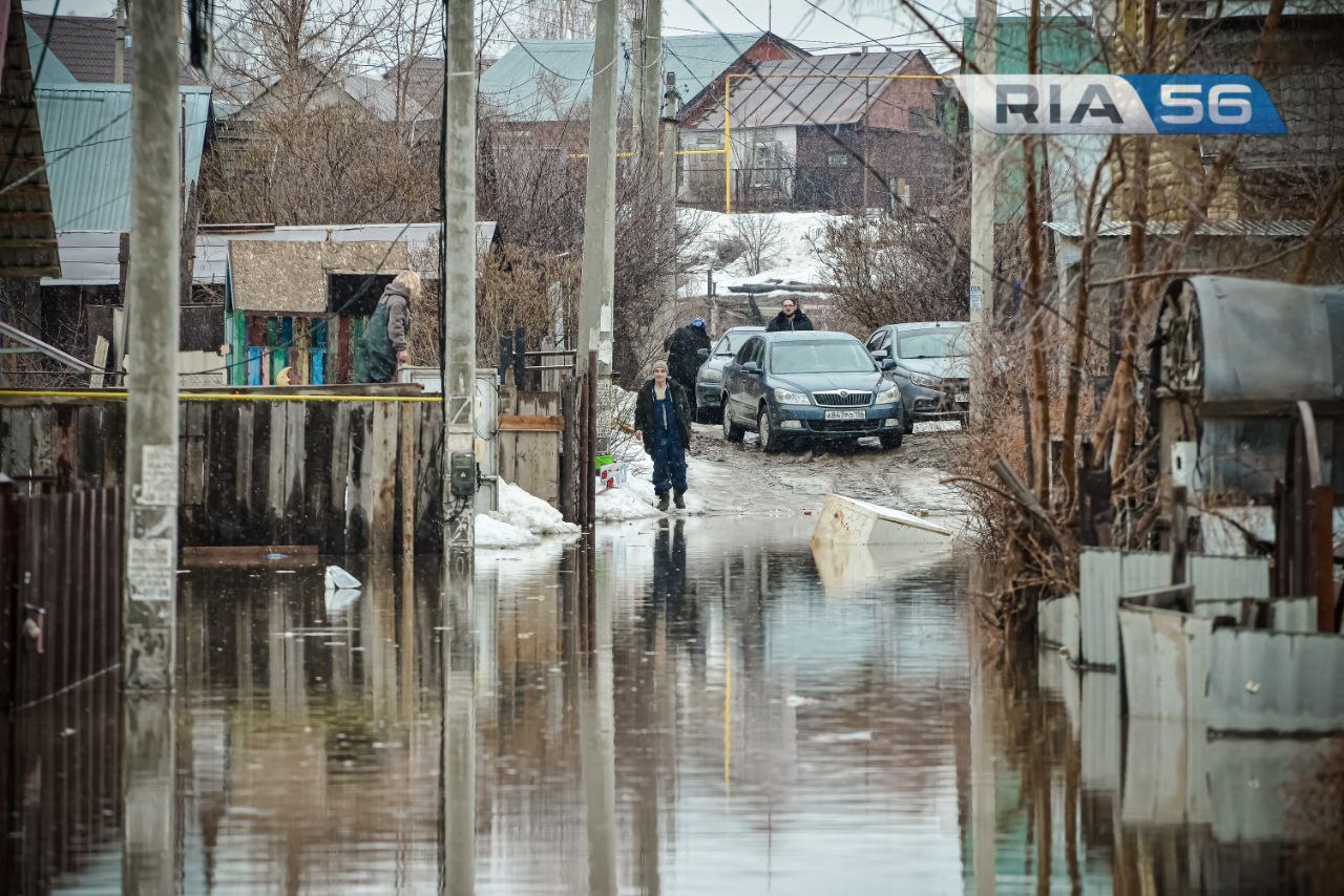 Затопило часть села. В Краснохолме из-за подъема воды в реке Черная введен  режим ЧС | 03.04.2024 | Новости Оренбурга - БезФормата