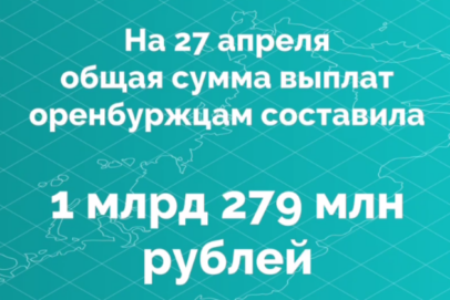 Пострадавшим от паводка жителям Оренбуржья уже выплачено 1 млрд 279 млн рублей
