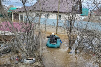 Ситуация с паводком в Оренбургской области на вечер 19 апреля