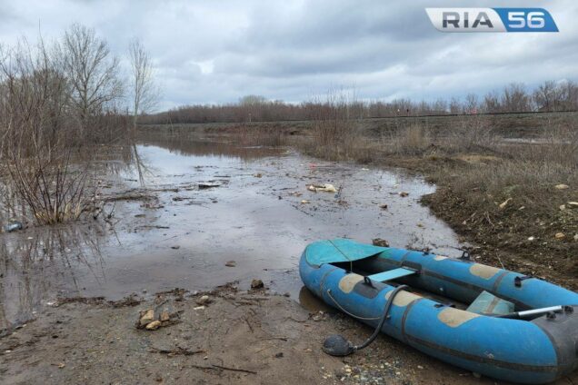 Вода в реке Сакмара поднимается и у Татарской Каргалы достигла 845 см на 12.00