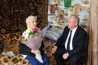 Жительница Бузулукского района Антонина Караулова отмечает 100-летний юбилей