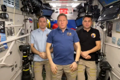 Космонавты с борта МКС поздравили оренбуржцев с Днем Победы
