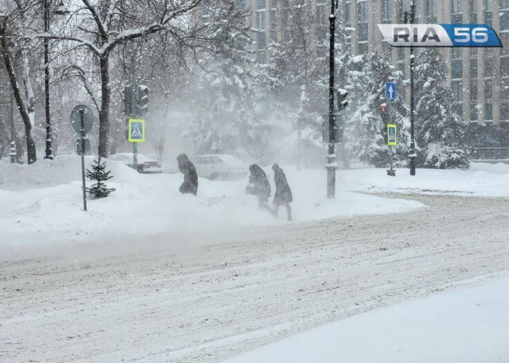 В воскресенье и понедельник Оренбуржье завалит снегом