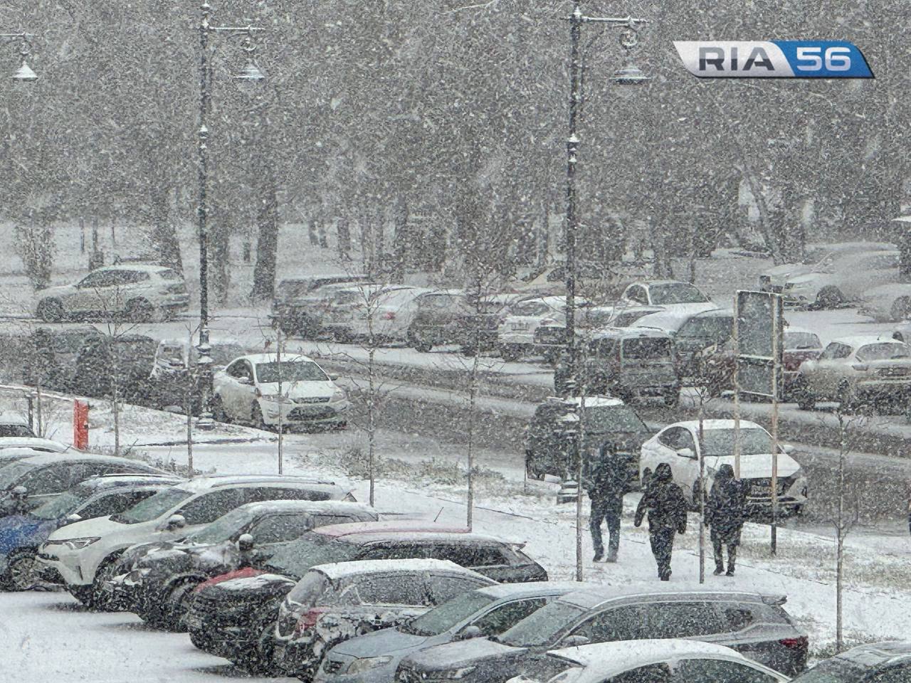 Сидим дома. Штормовой ветер и буран надвигаются на Оренбуржье