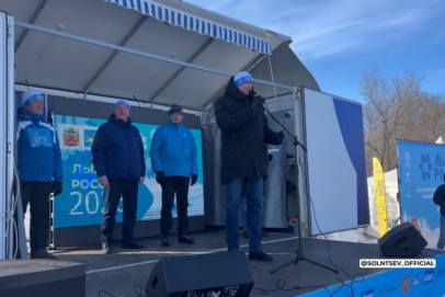 Евгений Солнцев на «Лыжне России»: В Оренбуржье спорт – норма жизни