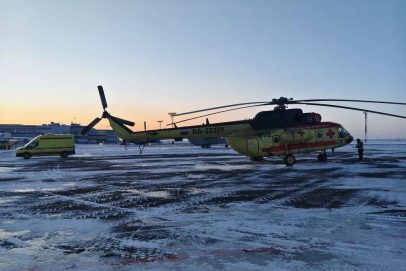 Санавиация спасла жизнь полицейскому в Оренбуржье