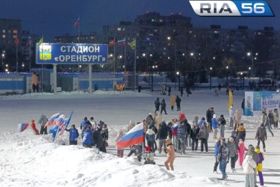 Ледовый каток на стадионе «Оренбург» 17 февраля закрыт