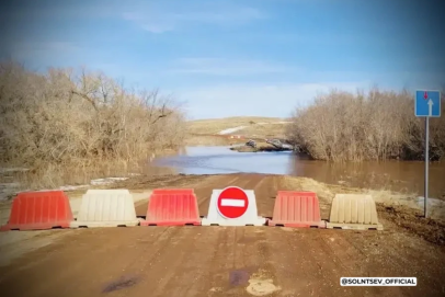 Солнцев сообщил, что Оренбуржье пока входит в активную фазу половодья