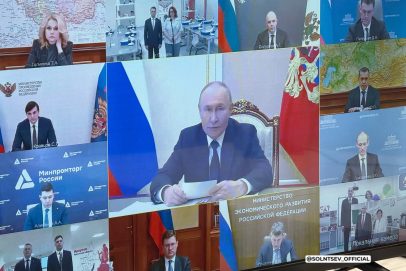 Самая большая школа: Путин и Солнцев открыли Политехнический лицей в Оренбурге