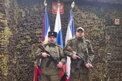 Бойцы казачьего батальона БАРС-6 «Форштадт» поздравили оренбурженок с 8 марта