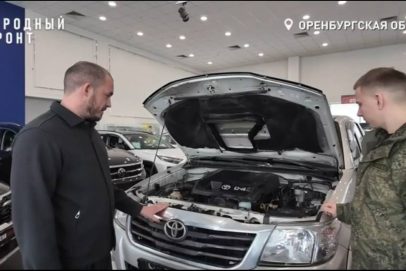 Из Оренбурга в зону СВО отправили Toyota Hilux, ВАЗ и КАМАЗ
