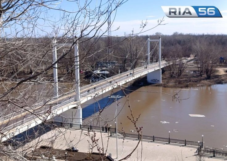 Урал в Оренбурге за сутки поднялся на полметра. Уровень рек в области на 31 марта