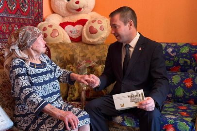 Евдокия Ивановна Чуносова из Бугуруслана отметила 100-летний юбилей