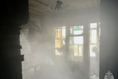 На пожаре многоэтажном доме в Бузулуке спасены 5 человек