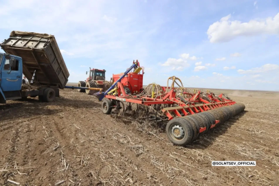 Начали с овса. Посевная компания стартовала в Оренбургской области