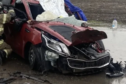 Откуда взялся трактор. Три человека пострадали в Kia на трассе Оренбург-Самара