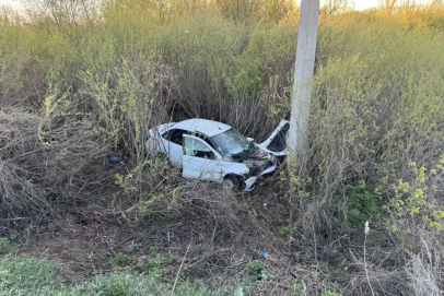 Улетел в кювет. Под Оренбургом в ДТП пострадал 59-летний водитель