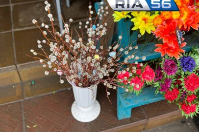 Православные христиане встречают Вербное воскресенье