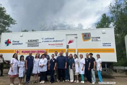 «Поезд здоровья» снова в пути: врачи из Оренбурга едут к пациентам