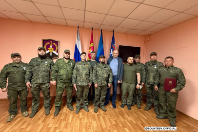 Солнцев рассказал, что оренбургская делегация приехала в ЛНР с подарками
