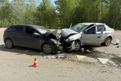 В Саракташском районе в ДТП пострадали два водителя
