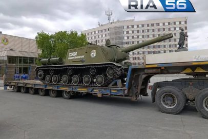 Легендарный Т-34 выходит на площадь: в Оренбурге репетируют Парад Победы