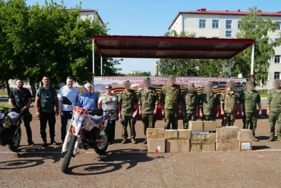Бузулук помогает фронту: мотоциклы и комплектующие для коптеров отправлены в зону СВО