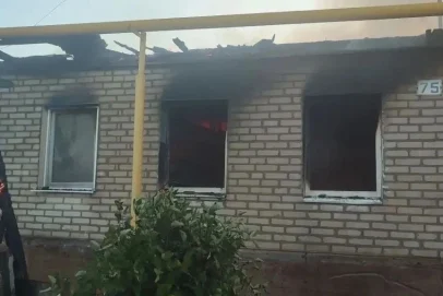 На пожаре в Александровском районе погиб 61‑летний мужчина