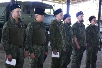 «БАРС-6»: добровольцев «Форштадта» отметили высшими государственными и казачьими наградами