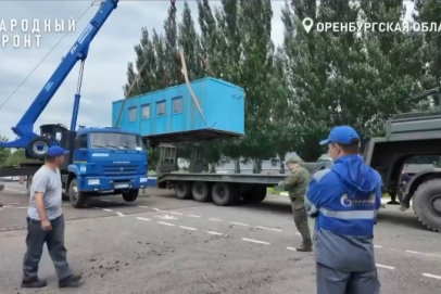 Оренбургский тыл куёт победу: в зону СВО отправили мобильный цех для сборки и ремонта БПЛА