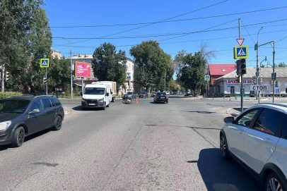 В Оренбурге на Цвиллинга сбили 17-летнего водителя питбайка