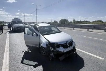 «Рено» снес 65-летнего пешехода в Оренбурге на Терешковой
