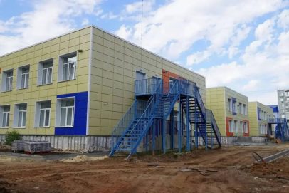 В детском саду Оренбурга благоустройство выходит на финишную прямую