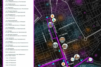 «Полуночник» в Оренбурге: как изменится движение транспорта 26 сентября