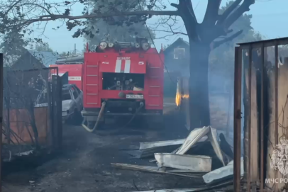 Пожар в СНТ «Пенсионер» в Оренбурге ликвидирован на площади 5000 кв. м
