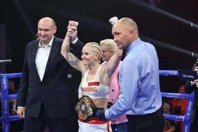 Чемпионка WBA Asia: боксера Екатерину Сычеву с победой поздравил Евгений Солнцев