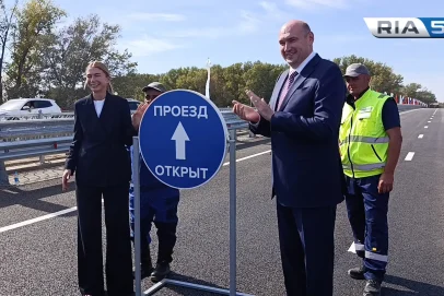 В Оренбурге досрочно открыли движение по новому мосту на Братьев Коростелевых
