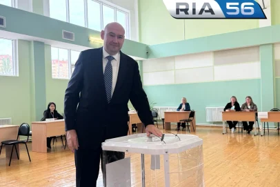 Губернатор Оренбуржья Евгений Солнцев проголосовал утром 18 сентября