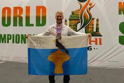 Гордимся: Отец Олег Быков из Грачёвки стал чемпионом мира по гиревому спорту
