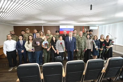 В Оренбурге состоялась церемония награждения военнослужащих отряда «БАРС-6»